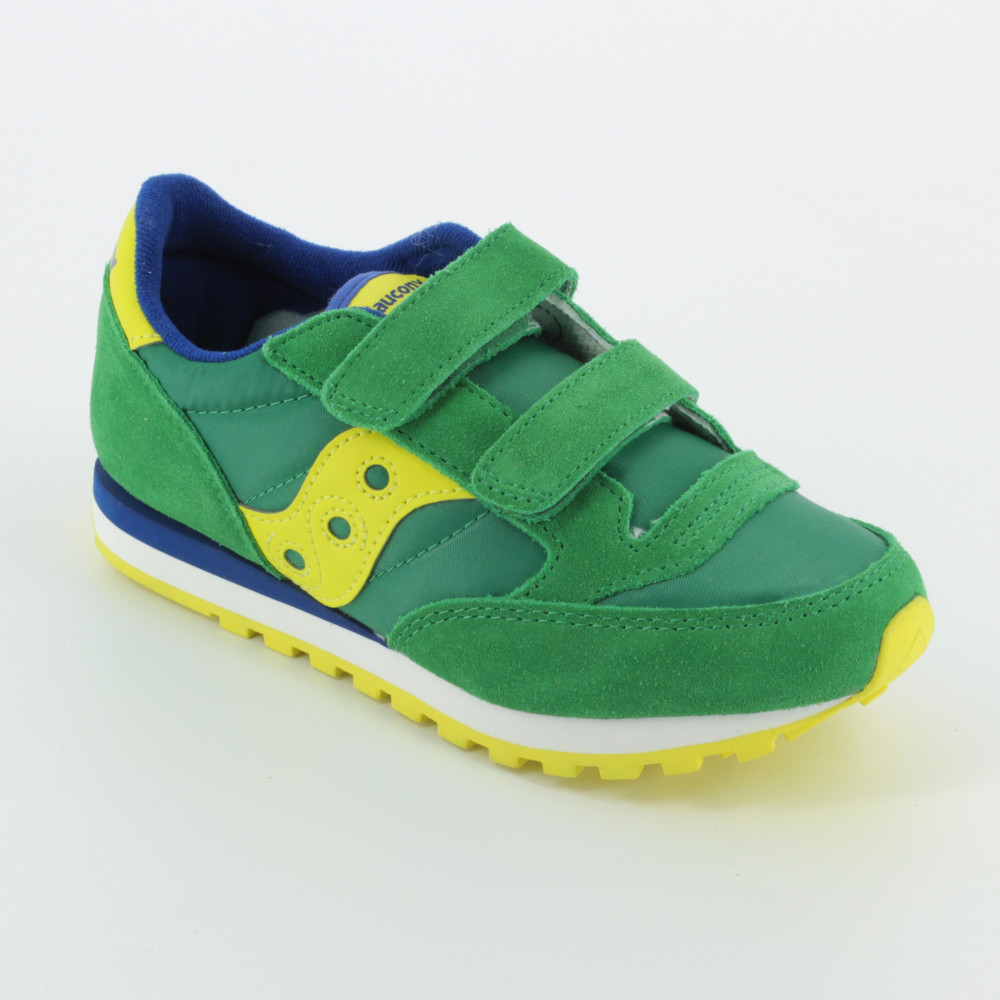 Jazz velcro verde/giallo - Sneakers - Saucony - Bambi - Le scarpe per  bambini