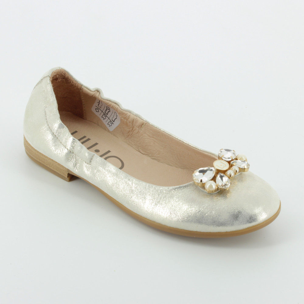 228 ballerina platino gioiello - Scarpe basse e ballerine - Liu Jo - Bambi  - Le scarpe per bambini