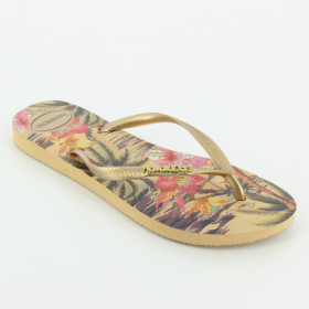 havaianas slim tropical ivory